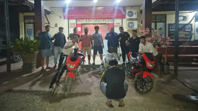 
 Polres Banjar Ringkus Tersangka Penggelapan Motor
